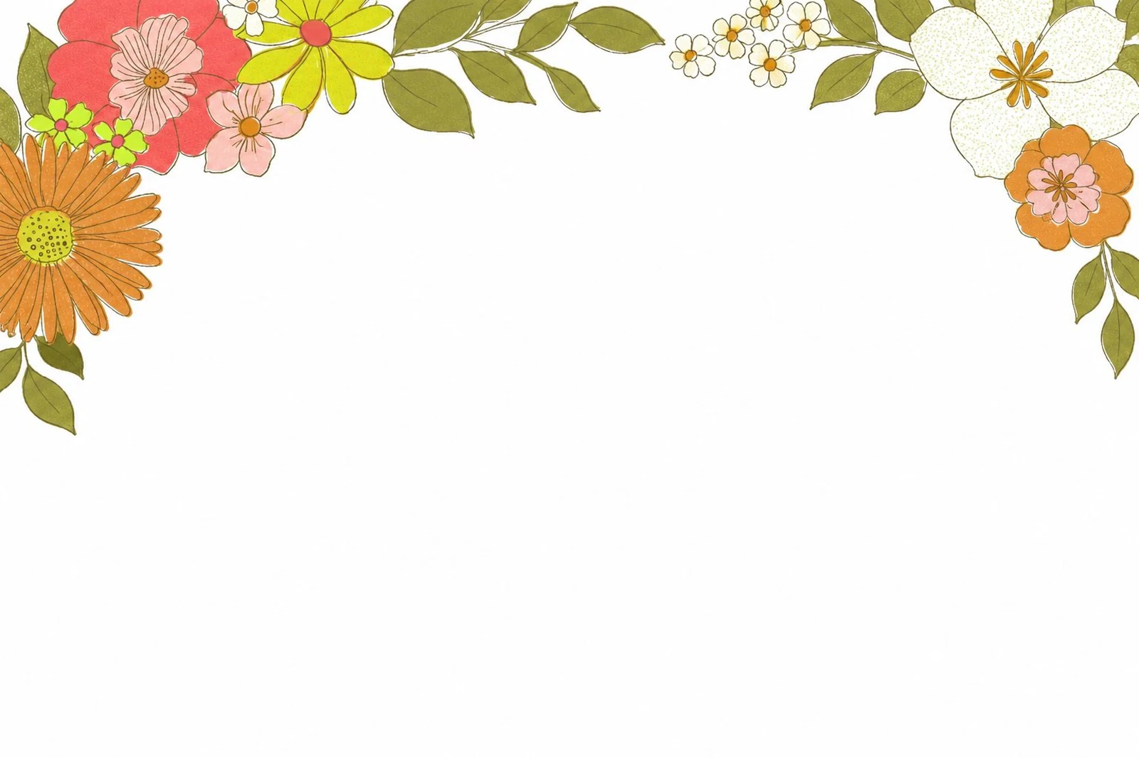 Retro Bloom wedding website & invitation design